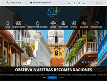 Tablet Screenshot of olecolombia.com